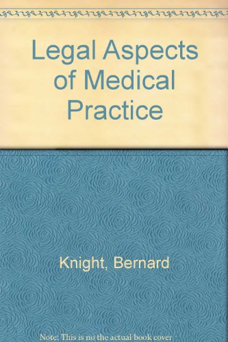 Stock image for Legal aspects of medical practice for sale by dsmbooks