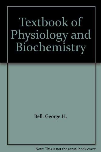 Beispielbild fr Textbook of physiology and biochemistry zum Verkauf von RIVERLEE BOOKS