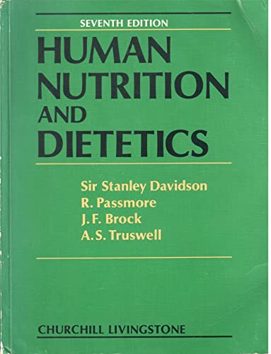 Beispielbild fr Human Nutrition and Dietetics zum Verkauf von Better World Books