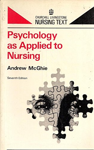 Stock image for Psychology as Applied to Nursing for sale by WorldofBooks