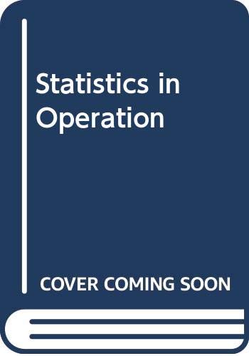 Stock image for Statistics in operation for sale by Phatpocket Limited