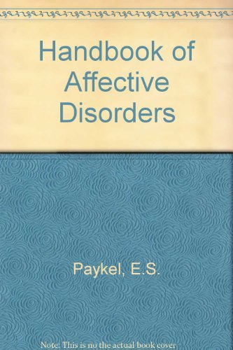 Imagen de archivo de Handbook of affective disorders a la venta por Wonder Book