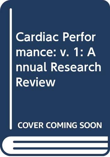 9780443021336: Cardiac Performance: v. 1: Annual Research Review