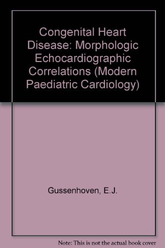 Congenital Heart Disease: Morphologic Echocardiographic Correlations