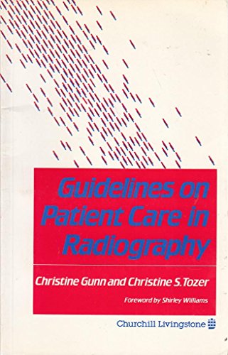 Beispielbild fr Guidelines on Patient Care in Radiography zum Verkauf von WorldofBooks