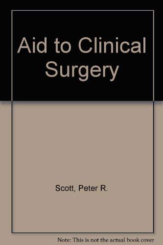 Beispielbild fr Aid to Clinical Surgery zum Verkauf von AwesomeBooks
