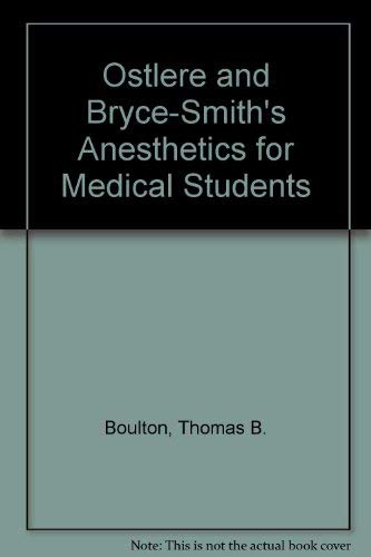 Beispielbild fr Anaesthetics for Medical Students zum Verkauf von WorldofBooks