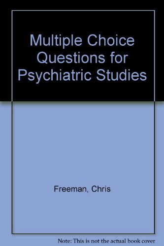 Beispielbild fr Multiple Choice Questions for Psychiatric Studies zum Verkauf von AwesomeBooks