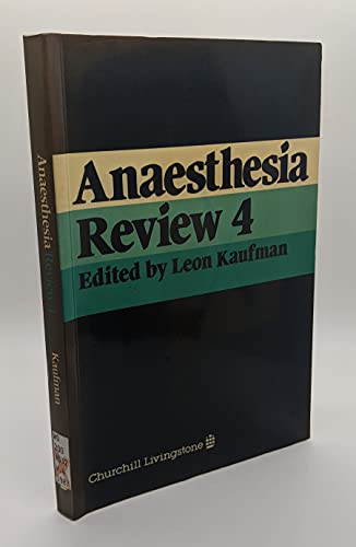 Beispielbild fr Anaesthesia Review 4 zum Verkauf von PsychoBabel & Skoob Books