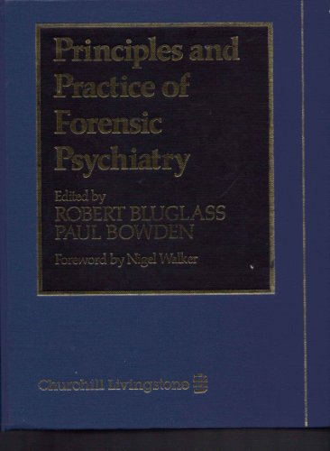 Imagen de archivo de Principles and Practice of Forensic Psychiatry a la venta por HPB-Red