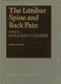 Stock image for The Lumbar Spine and Back Pain for sale by Better World Books Ltd