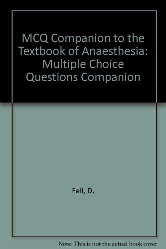 Beispielbild fr McQ Companion to the Textbook of Anaesthesia zum Verkauf von ThriftBooks-Atlanta