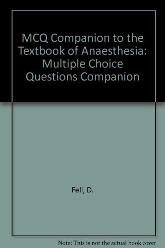 Imagen de archivo de McQ Companion to the Textbook of Anaesthesia a la venta por ThriftBooks-Atlanta