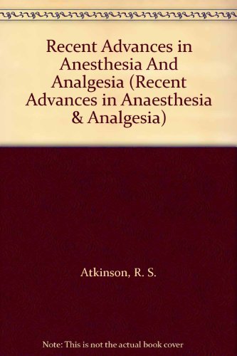 Beispielbild fr Recent Advances in Anaesthesia and Analgesia: No.17 (Recent Advances in Anaesthesia & Analgesia) zum Verkauf von AwesomeBooks