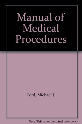 Stock image for Manual of Medical Procedures for sale by Reuseabook