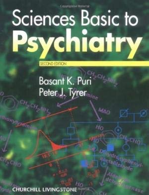 Imagen de archivo de Sciences Basic to Psychiatry (Intensive care nursing) a la venta por AwesomeBooks