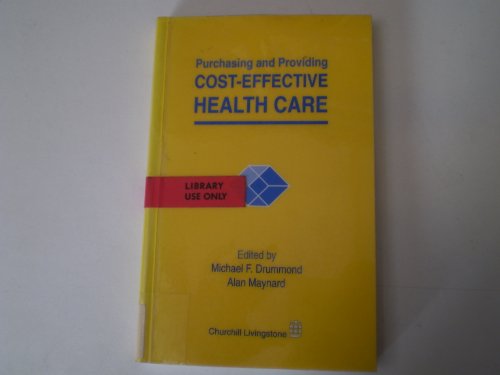 Stock image for Purchasing and Providing Cost-effective Health Care for sale by Reuseabook