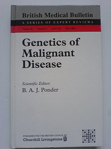 Stock image for Genetics of Malignant Disease for sale by PsychoBabel & Skoob Books