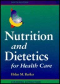 Beispielbild fr Nutrition and Dietetics for Health Care zum Verkauf von Anybook.com