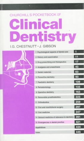 Imagen de archivo de Churchill's Pocketbook of Clinical Dentistry a la venta por WorldofBooks