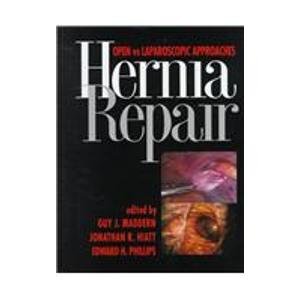 Imagen de archivo de Hernia Repair: Open vs Laparoscopic Approaches a la venta por Wonder Book