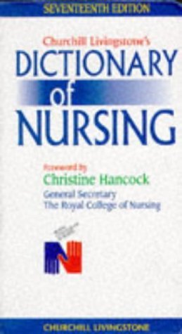 Imagen de archivo de Dictionary of Nursing a la venta por Better World Books