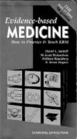 Beispielbild fr Evidence Based Medicine zum Verkauf von Better World Books
