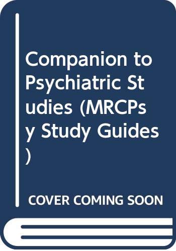 9780443057823: Companion to Psychiatric Studies