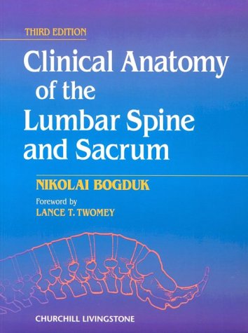 9780443060144: Clinical and Radiological Anatomy of the Lumbar Spine