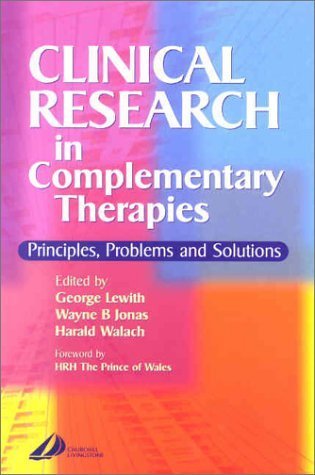 Imagen de archivo de Clinical Research in Complementary Therapies: Principles, Problems and Solutions a la venta por HPB-Red