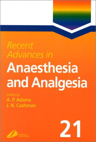 Stock image for Recent Advances in Anaesthesia and Analgesia (FRCA Study Guides) for sale by dsmbooks