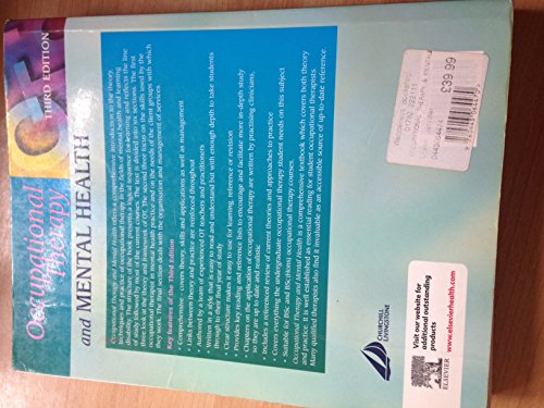 Beispielbild fr Occupational Therapy and Mental Health: Principles, Skills and Practice (3rd Edition) zum Verkauf von WorldofBooks