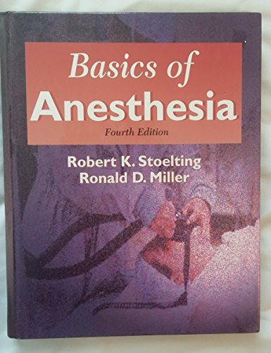 Beispielbild fr Basics of Anesthesia zum Verkauf von ZBK Books