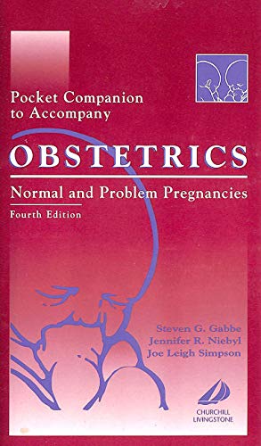 Imagen de archivo de Pocket Companion to Accompany Obstetrics: Normal and Problem Pregnancies, 4e a la venta por Wonder Book