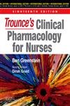 Imagen de archivo de Trounces Clinical Pharmacology for Nurses a la venta por Greener Books