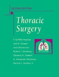 Beispielbild fr Thoracic Surgery zum Verkauf von Better World Books