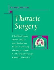 Imagen de archivo de Thoracic Surgery a la venta por Better World Books