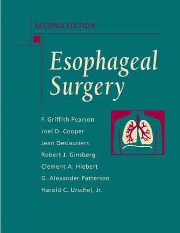 Beispielbild fr Esophageal Surgery zum Verkauf von Better World Books