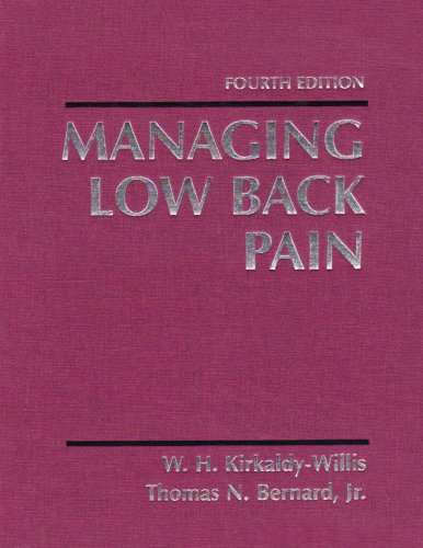 Stock image for Managing Low Back Pain for sale by Byrd Books