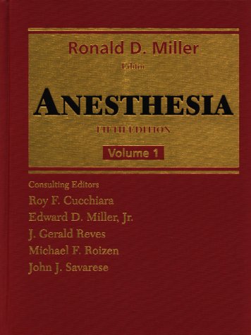 Beispielbild fr Anesthesia: 2-Volume Set zum Verkauf von Wonder Book