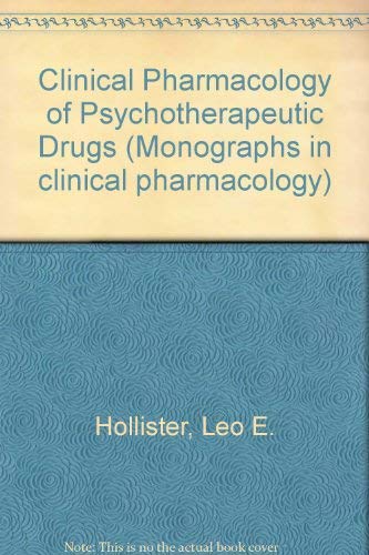 9780443080104: Clinical Pharmacology of Psychotherapeutic Drugs