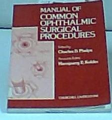 Stock image for Manual of Common Ophthalmic Surgical Procedures for sale by HPB-Red