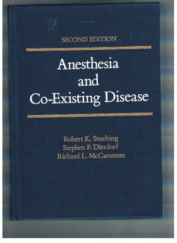 Stock image for Anesthesia and co-existing disease for sale by BooksRun