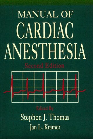 Beispielbild fr Manual of Cardiac Anesthesia, 2e zum Verkauf von SecondSale