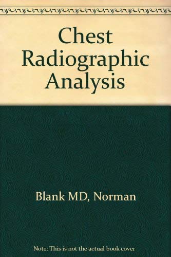 Stock image for Chest Radiographic Analysis for sale by Discover Books