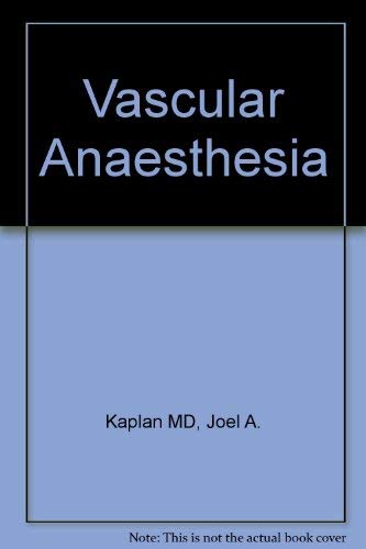 Imagen de archivo de Vascular Anesthesia a la venta por Wonder Book