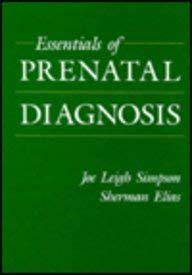 Imagen de archivo de Essentials of Prenatal Diagnosis a la venta por HPB-Red