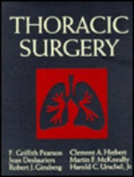 Stock image for Thoracic Surgery for sale by Better World Books Ltd