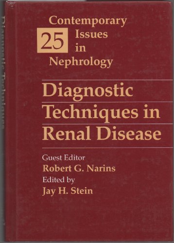 9780443088063: Diagnostic Techniques in Renal Disease: 25 (Contemporary Issues in Nephrology S.)