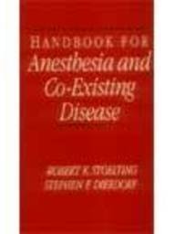 Imagen de archivo de Handbook for Anaesthesia and Co-Existing Disease a la venta por BookHolders